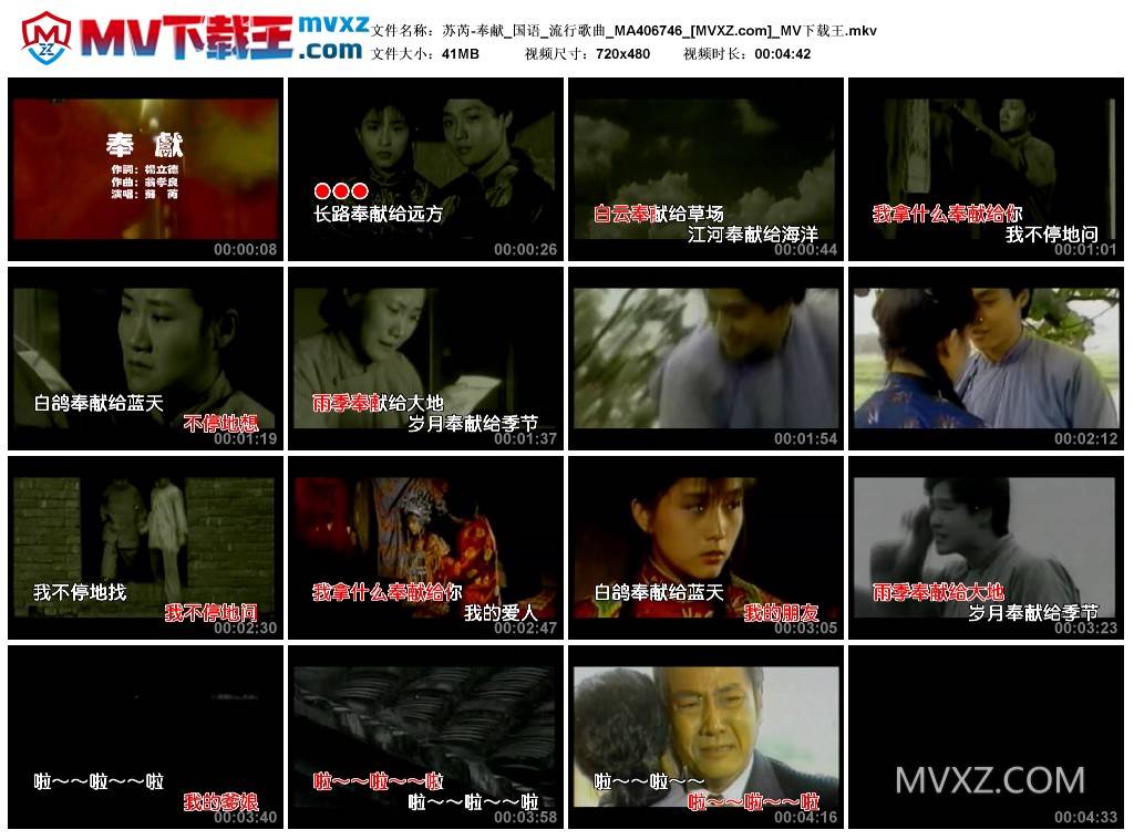 苏芮-奉献_国语_流行歌曲_MA406746